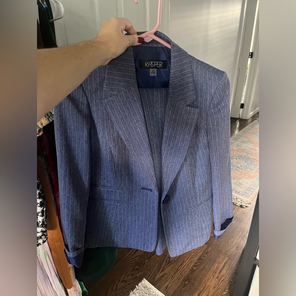 Women’s Pinstripe Suit Petite